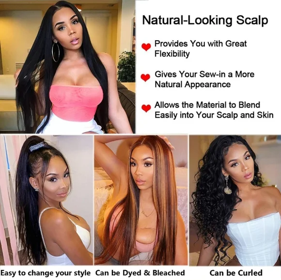 24 inch Straight 13x4HD Lace Front Human Hair Wig